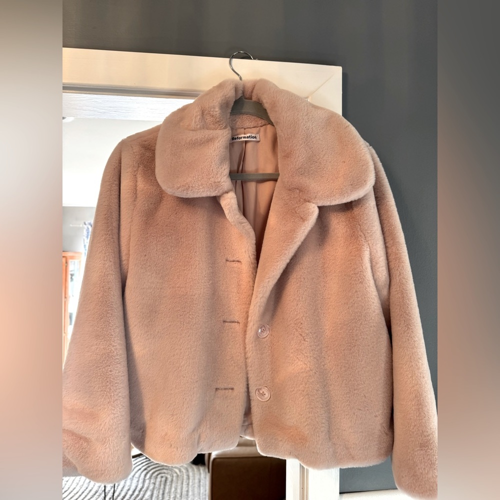 Reformation Hampton women’s coat - Small Blush color